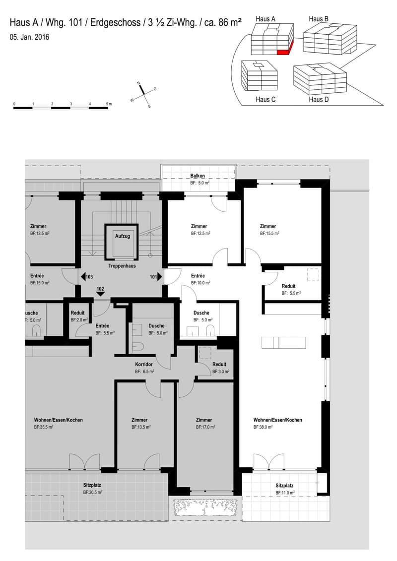 Moderne 3.5-Zimmer-Gartenwohnung an ruhiger Lage in Schwerzenbach (9)