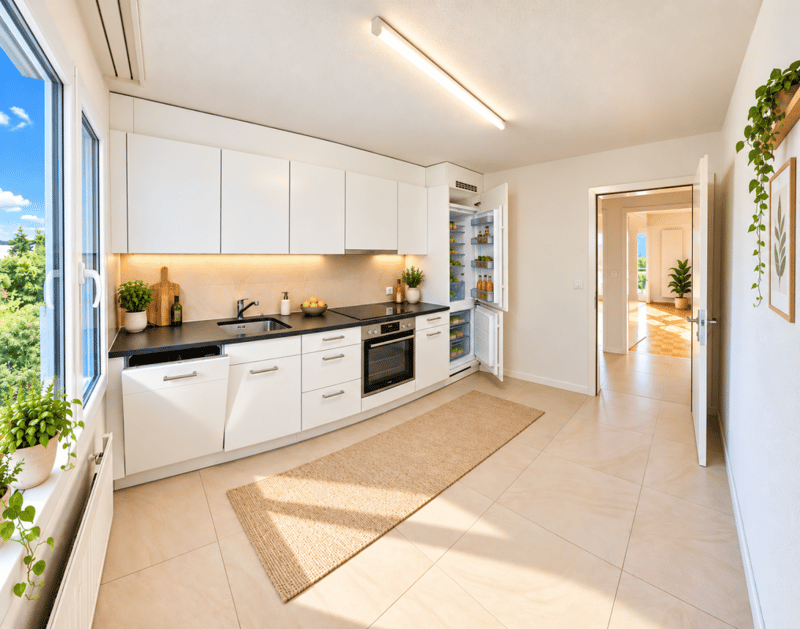 Herrliche und grosse 4- Zimmerwohnung mit Balkon an der Hauptstrasse (2)