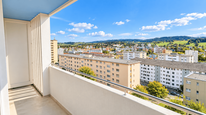 Bel appartement lumineux de 3 pièces avec balcon et magnifique vue dégagée à La Chaux-de-Fonds (8)