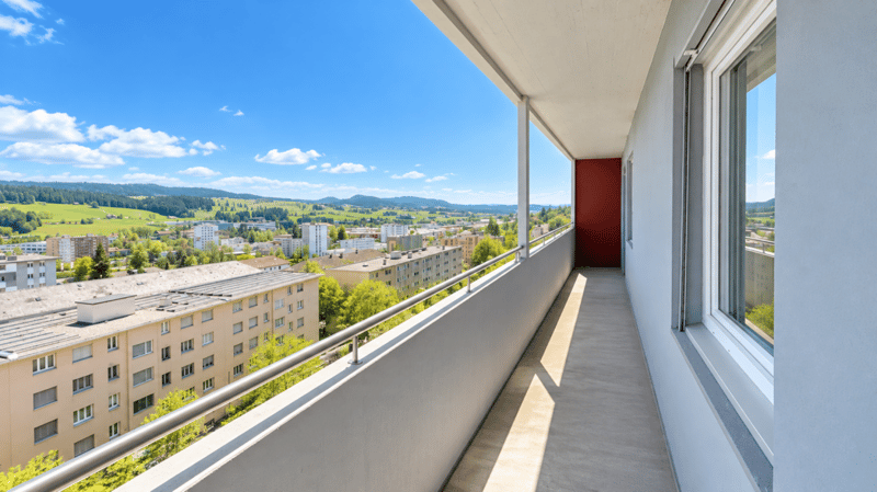 Bel appartement lumineux de 3 pièces avec balcon et magnifique vue dégagée à La Chaux-de-Fonds (5)