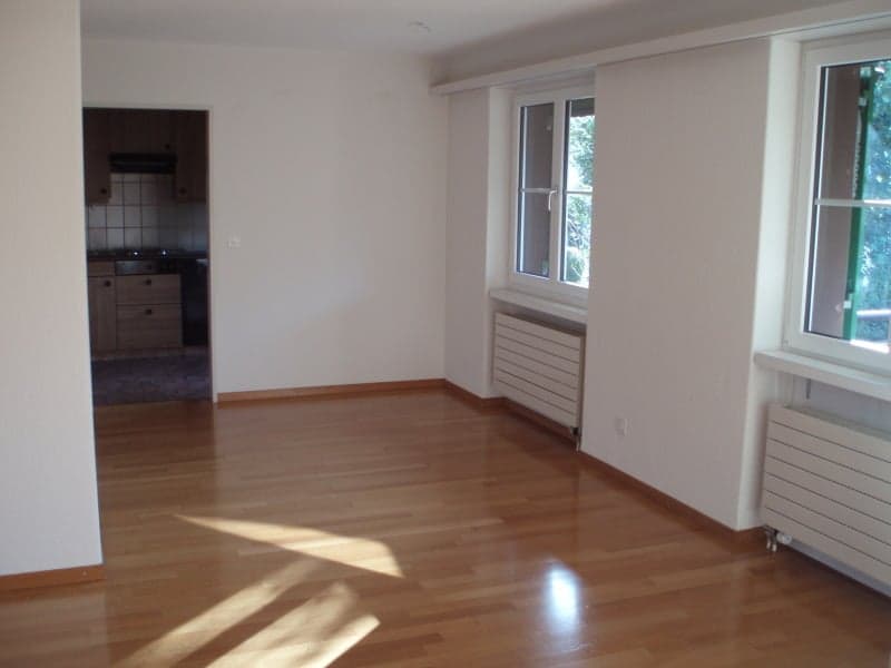 Wohnzimmer mit Parkett
