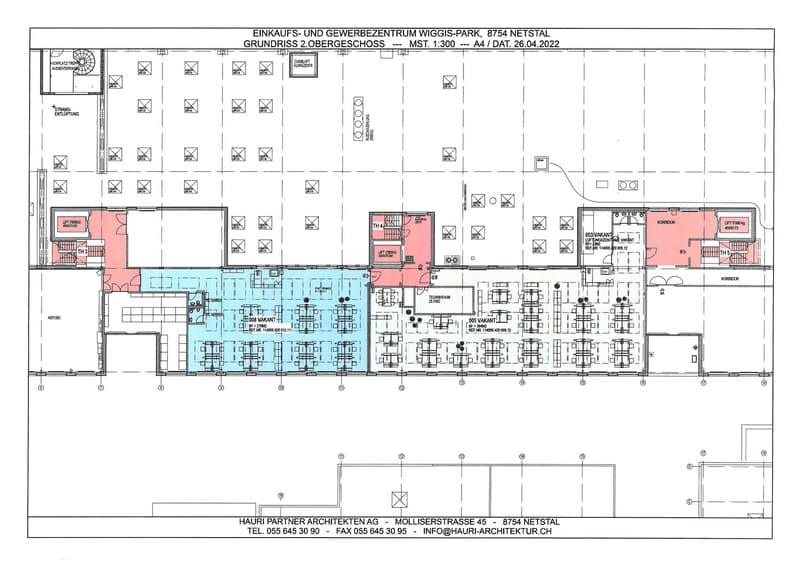Office spaces 270 m2 and 393 m2 for rent in shopping center (2)
