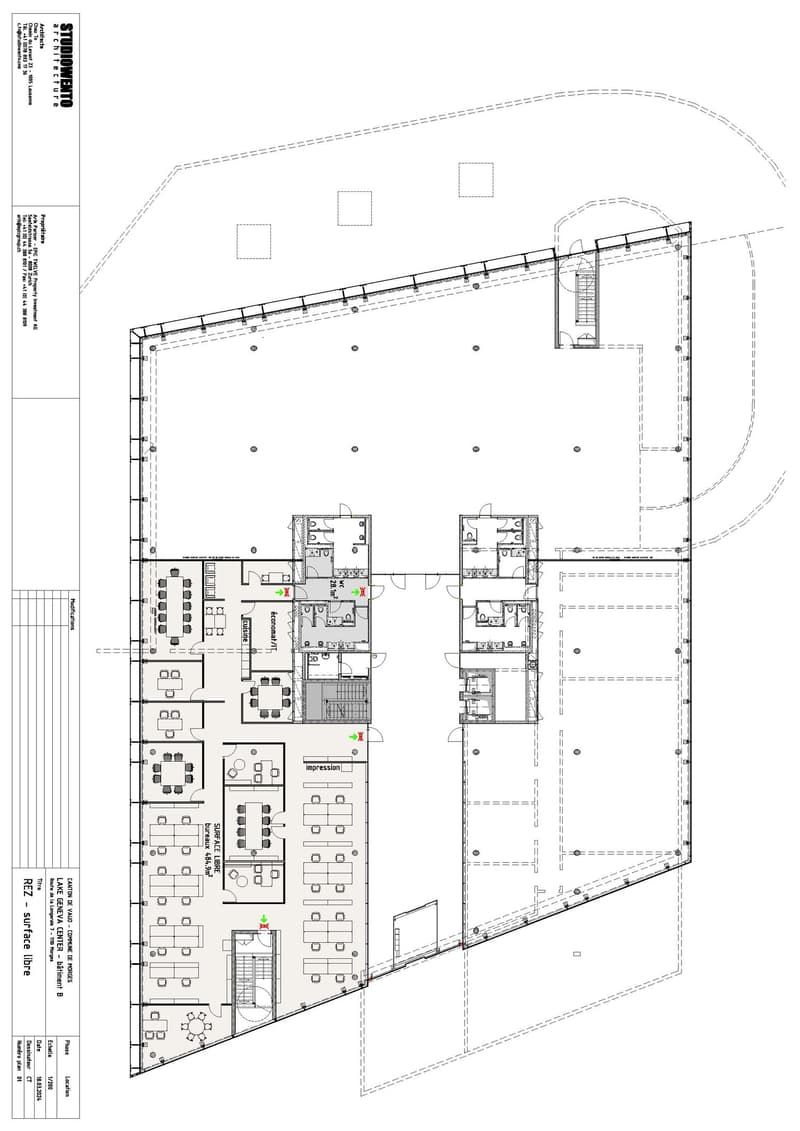Bureaux aménagés à louer à Morges – Superficie de 740 m2 (13)