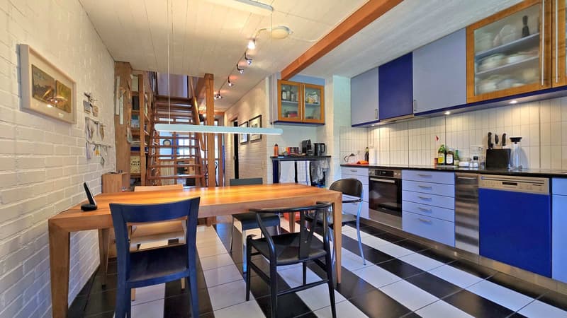 Neu aufgebauter Flarzhausteil mit Atelier-/Loftbereich (8)
