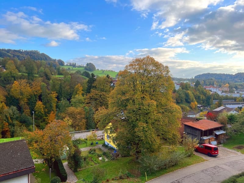 Aussicht vom Balkon