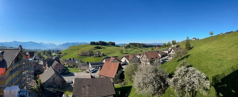 Haus D - Aus- und Fernsicht südwest