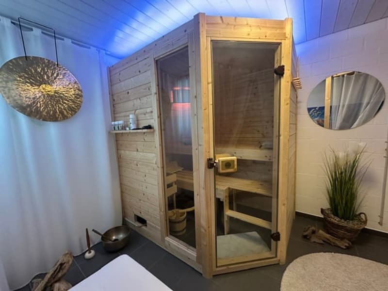 Sauna im UG