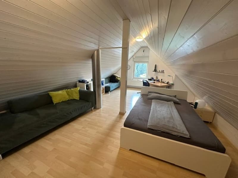 grosses Dachzimmer