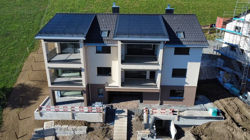 Ansicht Doppel-Einfamilienhaus süd