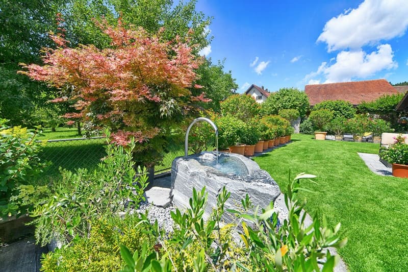 Gartenanlage mit Liebe gestaltet