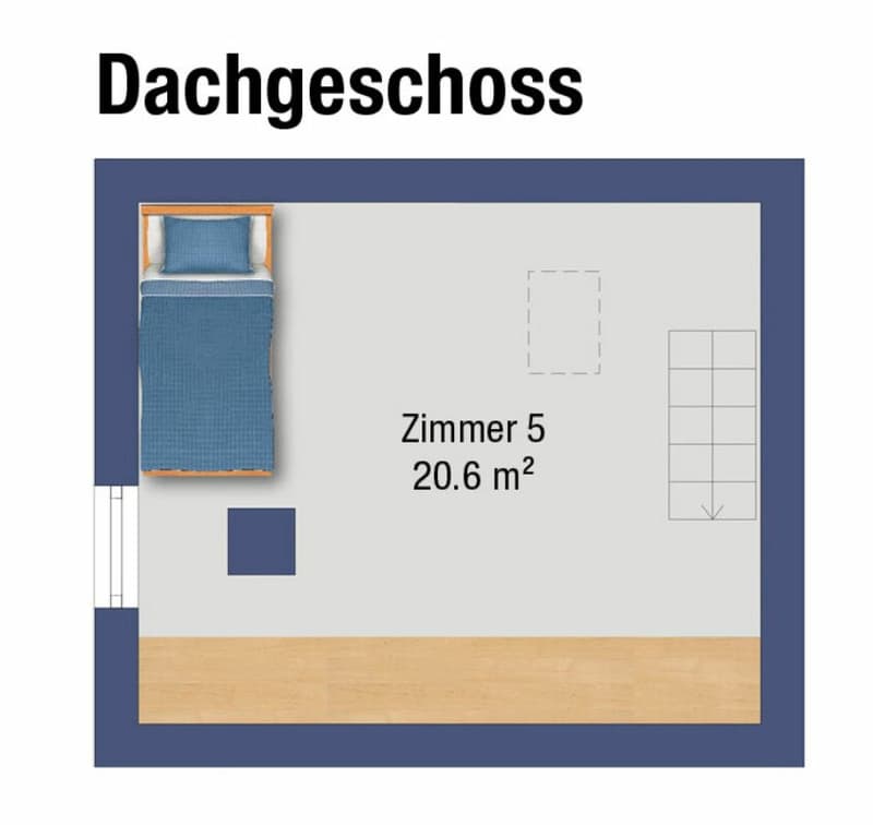 5.5-Zi. Bauernhausteil über dem Nebel wohnen mit Weitblick (18)