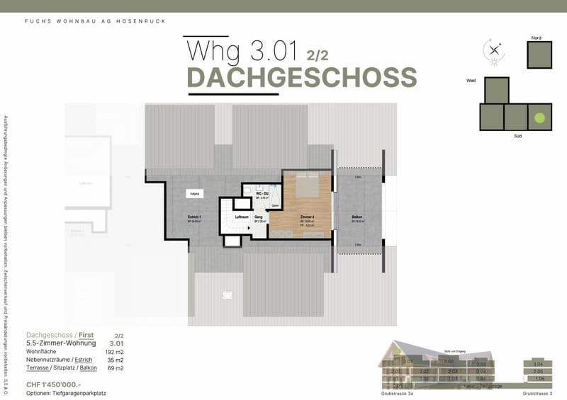 Grundriss 2. Etage
