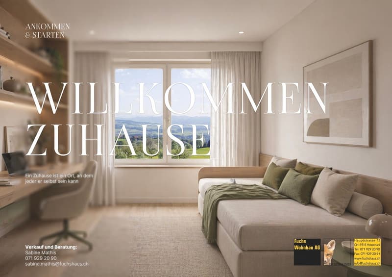 4½-Zimmer-Neubauwohnung | Raum, Licht und Weite (1)