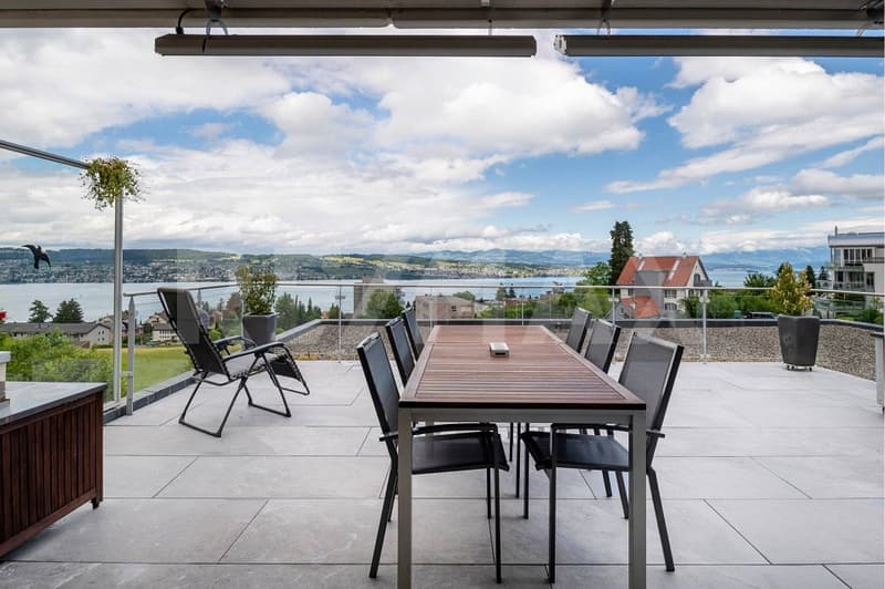 Gepflegtes 5.5-Zimmer-Terrassenhaus mit unverbaubarer Seesicht in Wädenswil! (3)