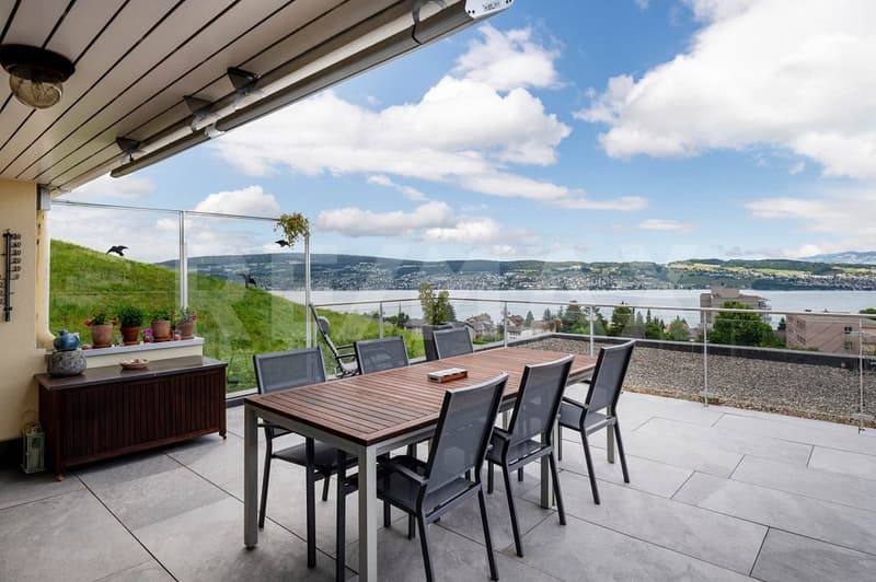 Gepflegtes 5.5-Zimmer-Terrassenhaus mit unverbaubarer Seesicht in Wädenswil! (4)