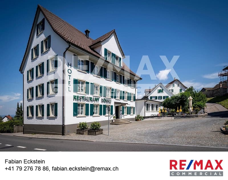 Hotel-Restaurant mit 15 Zimmern, 120 Sitzplätzen sowie Umnutzungs- und Erweiterungspotenzial (1)