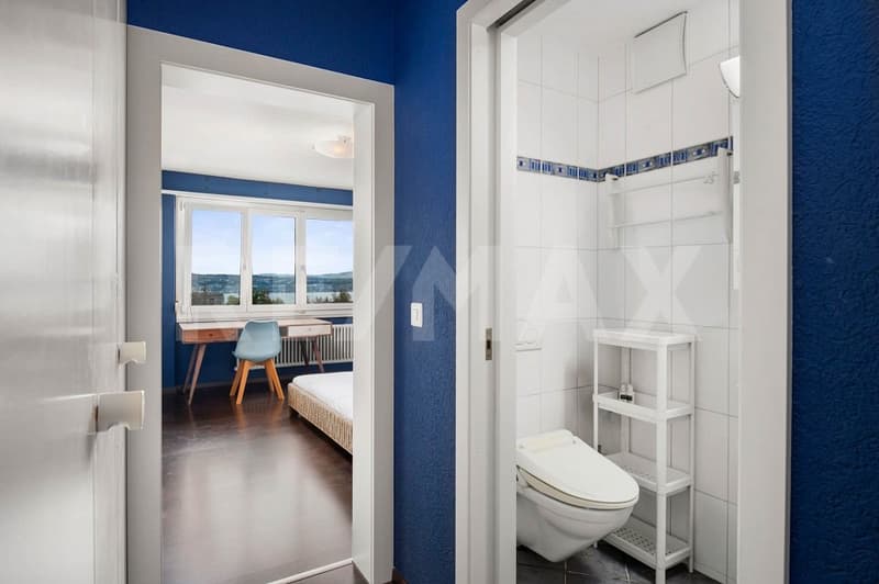 Schöne 4-Zimmer Wohnung mit wundervollem Blick auf den Zürichsee (10)