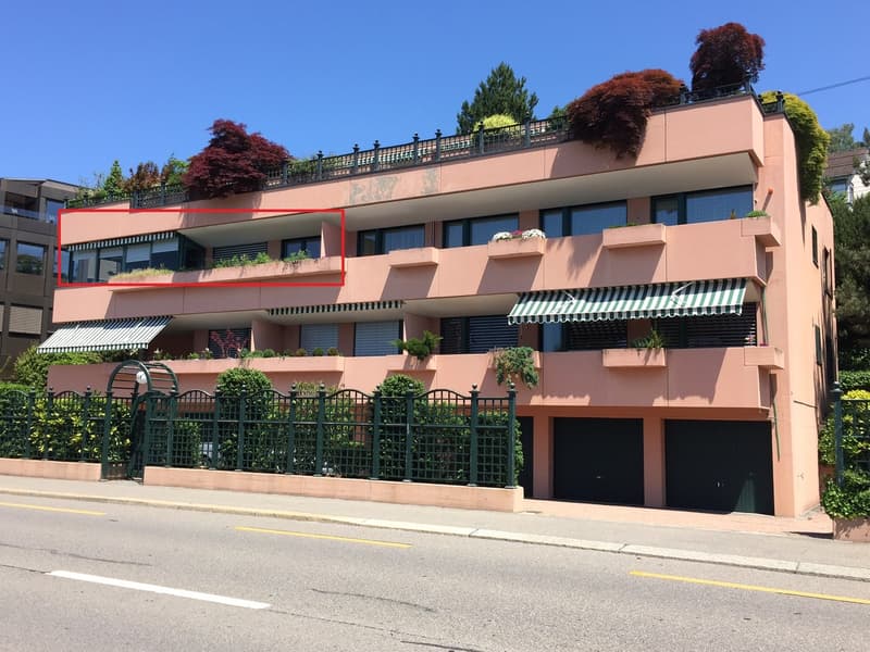 Schöne 2.5- Zimmerwohnung mit direkter Sicht auf den Zürichsee (1)