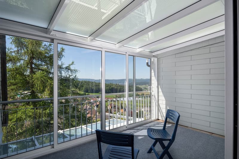 Grosszügige 3½-Zimmer-Dachwohnung mit Wintergarten! (3)