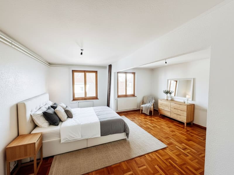 Appartement luxueux non meublé dans un quartier calme et central – Avec télévision 65 pouces offerte (7)
