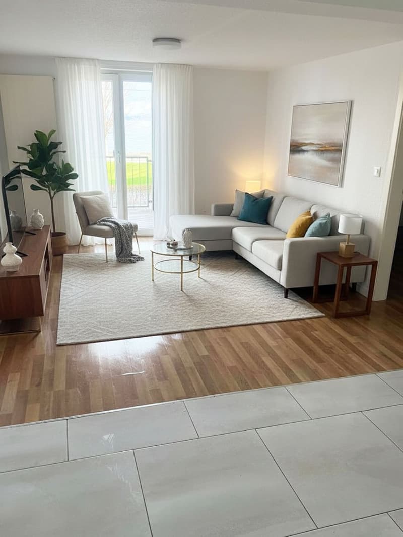 Appartamento moderno di 2 camere con balcone e vista sul lago a Rorschach (2)