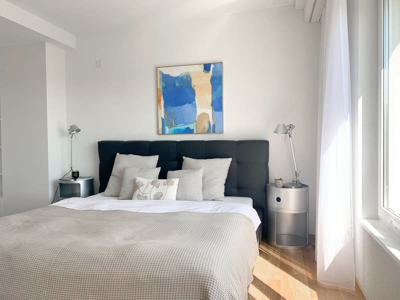 Central Furnished 2-Bedroom Apartment in Zurich Seefeld – Balcony & Cleaning (10)