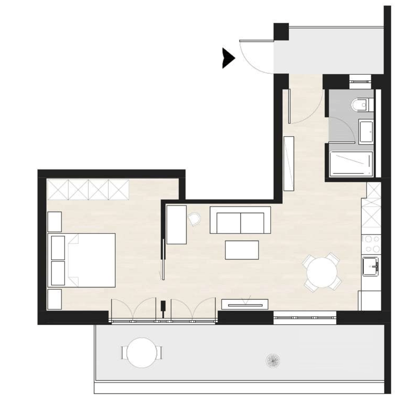 Charming 2.5-Room Attic Apartment with Balcony in Zürich Wiedikon (20)