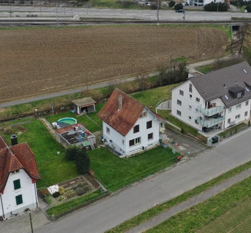 Bauland mit Bestandesobjekt Niederweningen (4)