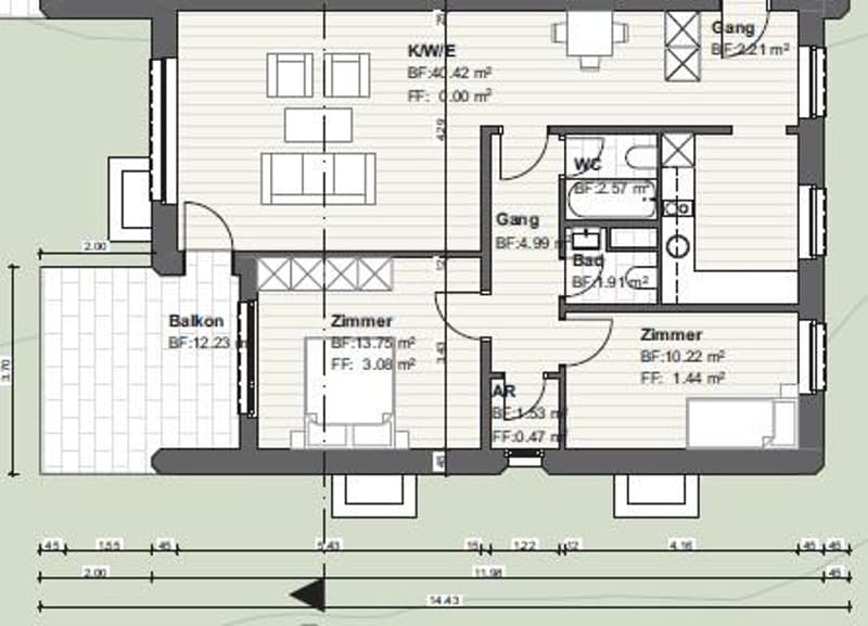 grosszügige 3.5-Zimmerwohnung in St. Gallen (13)