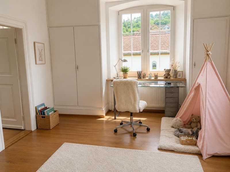 4.5-Zimmer-Wohnung im historischen Schloss Wiggen (9)