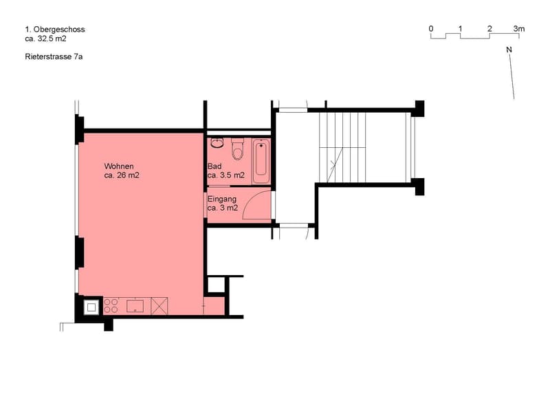 1.0 Zimmerwohnung in Winterthur (9)