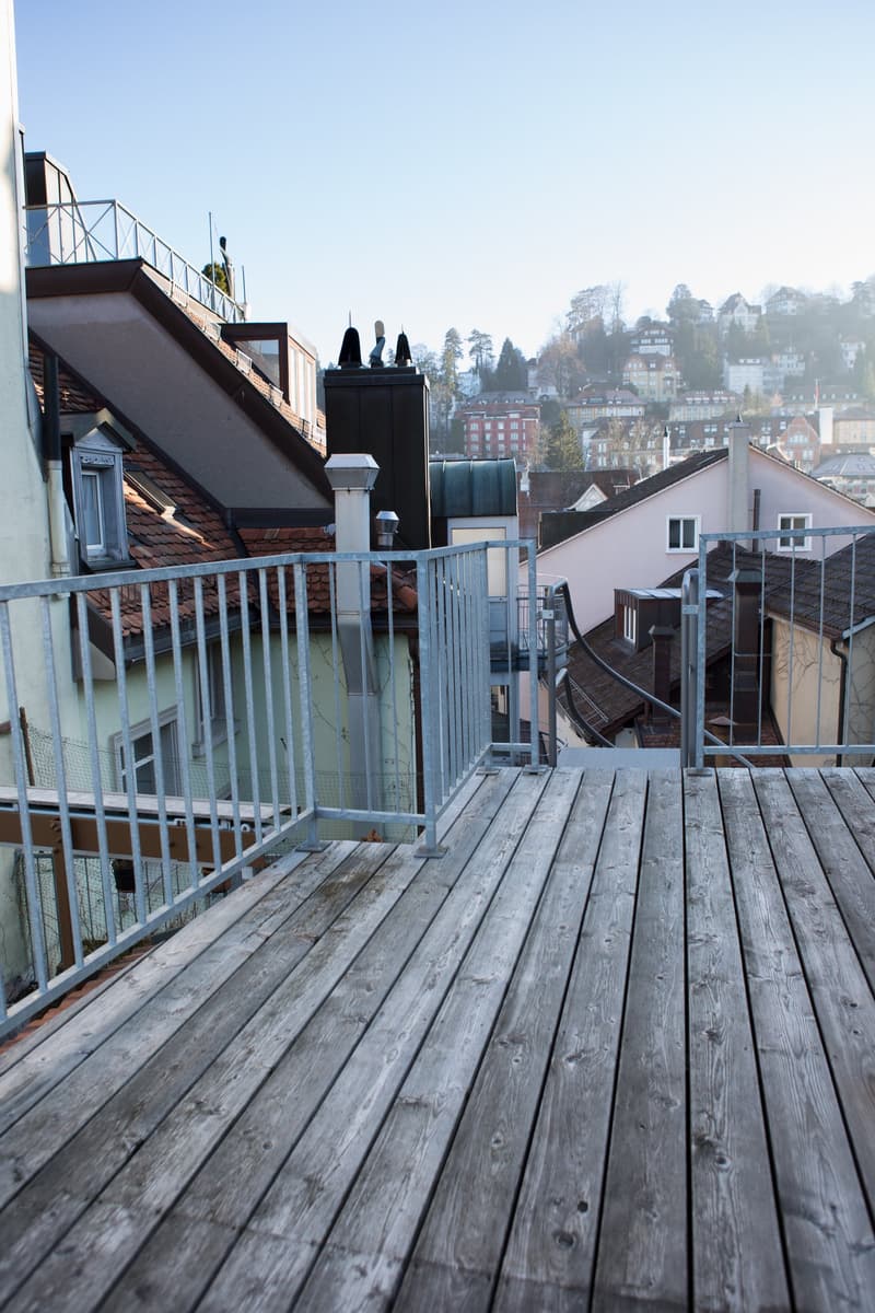 Terrasse in Richtung St.Georgen