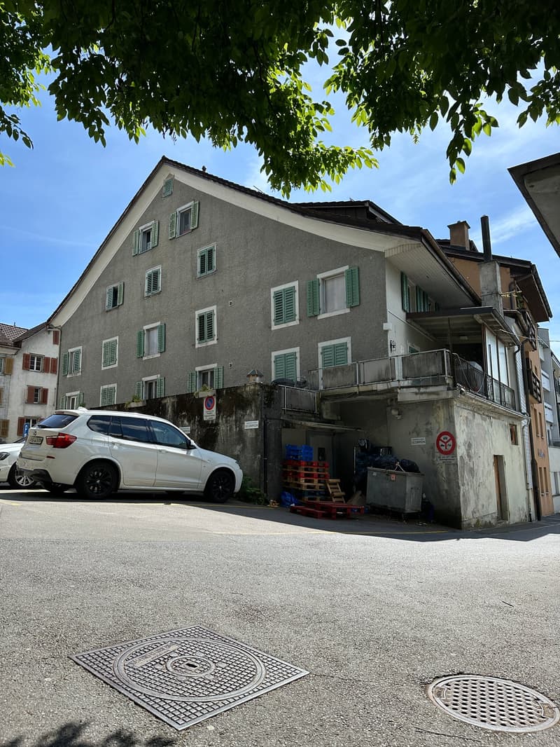 3-Fam-Haus mit Ladenlokal , Magazin, Parkplätzen (4)
