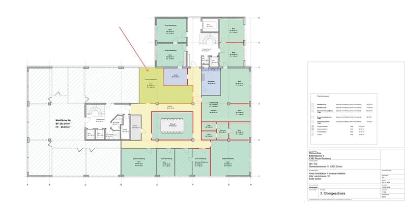helle Büroflächen  an der Erlenstrasse 4, 6343 Rotkreuz (5)