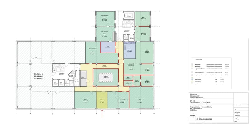 helle Büroflächen  an der Erlenstrasse 4, 6343 Rotkreuz (5)