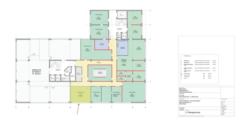 helle Büroflächen an der Erlenstrasse 4, 6343 Rotkreuz (5)