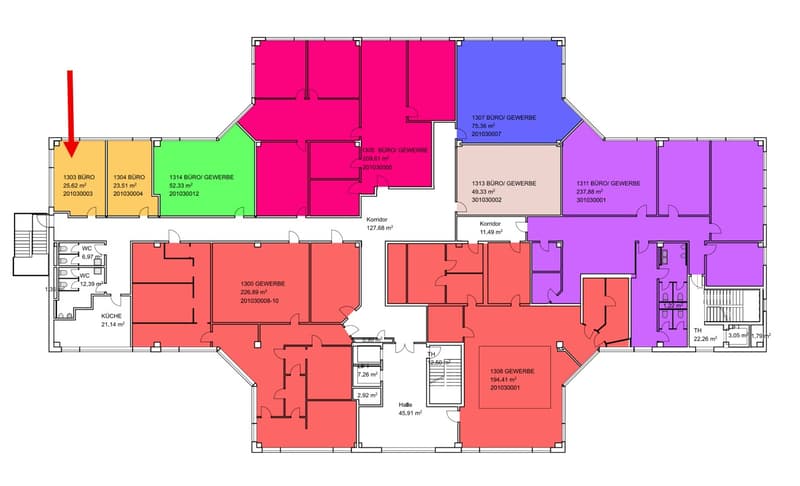 Modernes Einzelbüro zu vermieten (4)