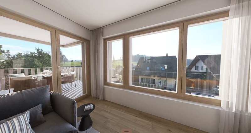 Wohnzimmer Hausteil 2 Ost