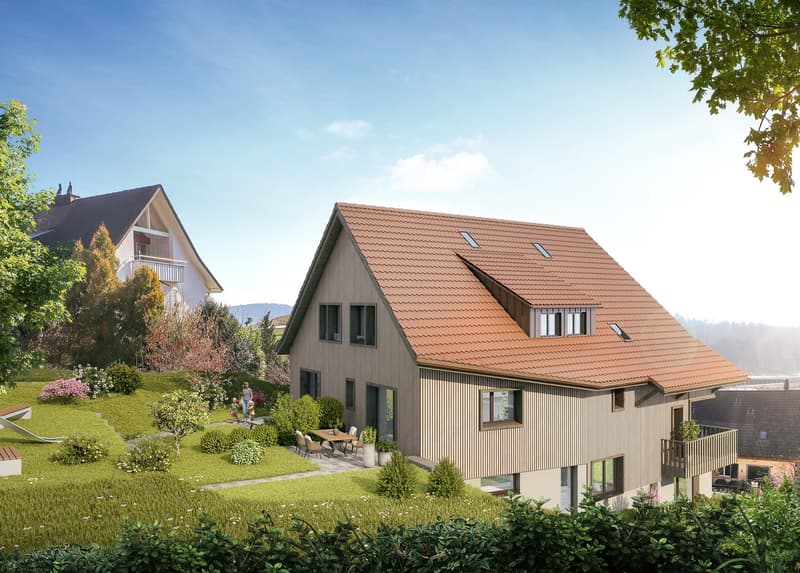 Aussenvisualisierung Nordwest Fassade