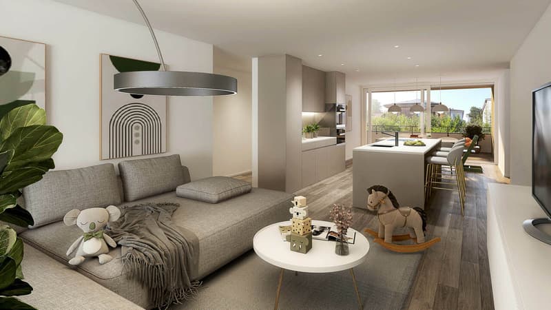 3½-Zimmer-Gartenwohnung - Wohnen mit Privatsphäre, Licht und Natur (7)