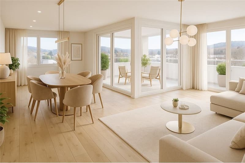 Exklusive 7 1/2-Zimmer Neubau-Dachwohnung (3)