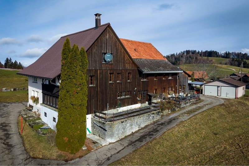 Gemütlich Leben und Geniessen mit Bergsicht in der Gemeinde Bäretswil (1)