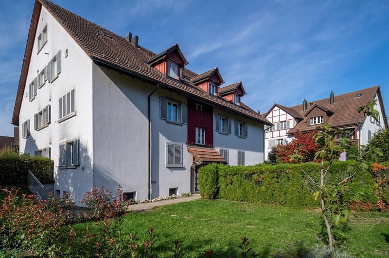 Anlage oder Eigennutzung! Grosszügige Dach-Maisonette-Wohnung mit Garten (2)