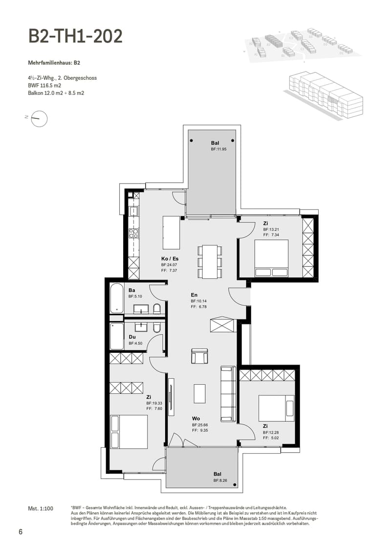 1.5-Zimmerwohnung im vielseitigen "Illau" (2)