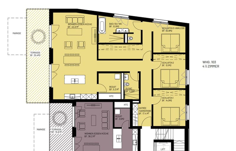Grosse 4.5 Zimmerwohnung an ruhiger Wohnlage - Rohbaubesichtigung möglich! (7)