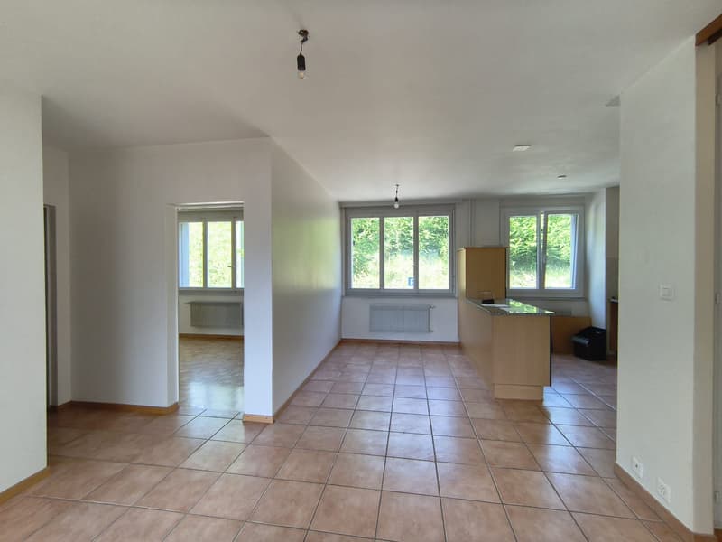 Appartement entièrement repeint lumineux de 3 pièces avec vue, au 4ème étage à Le Locle (6)