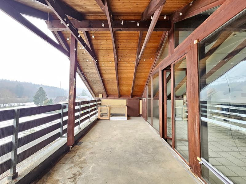 3.5-Zimmer-Balkon-Dachwohnung im Grünen! (14)