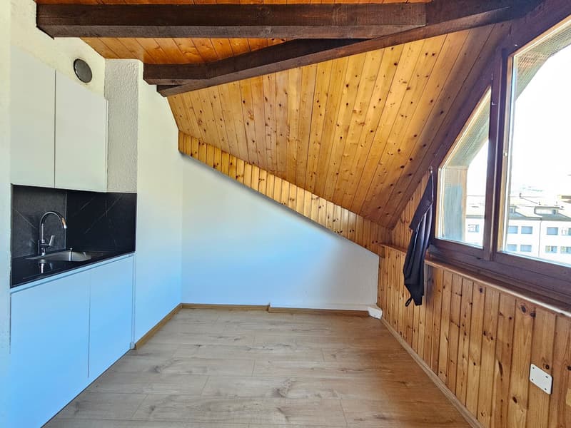 Studio cosy au 5ème étage à Sion, disponible immédiatement (6)