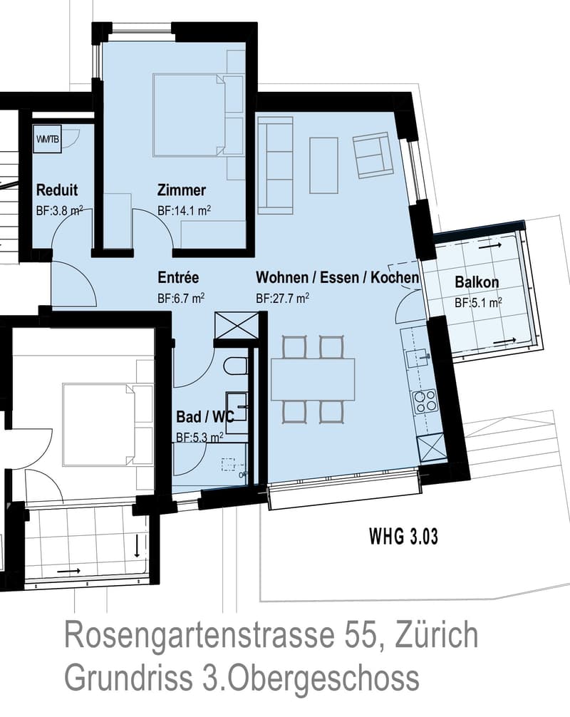 Helle, moderne und ruhige 4.5-Zimmerwohnung nahe Bucheggplatz (7)