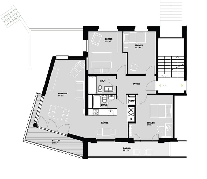 Attraktive 4.5-Zimmer-Wohnung in Schlieren (12)